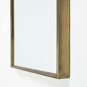 Oversized Arch Gold Classic Mirror (70.0 in. H x 28.0 in. W)