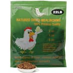 22 lbs. Non-GMO Dried Mealworms for Wild Bird Chicken Fish, High-Protein, Large Meal Worms