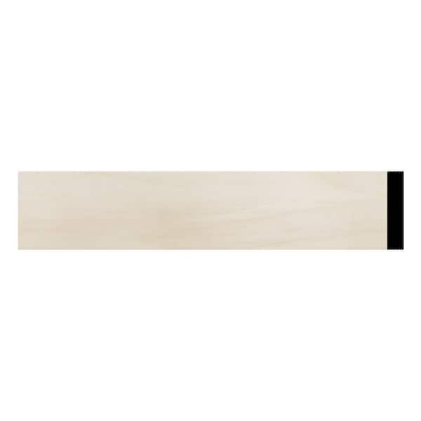 WM266 0.25 in. D x 1.5 in. W x 96 in. L Wood (Poplar) Lattice Moulding