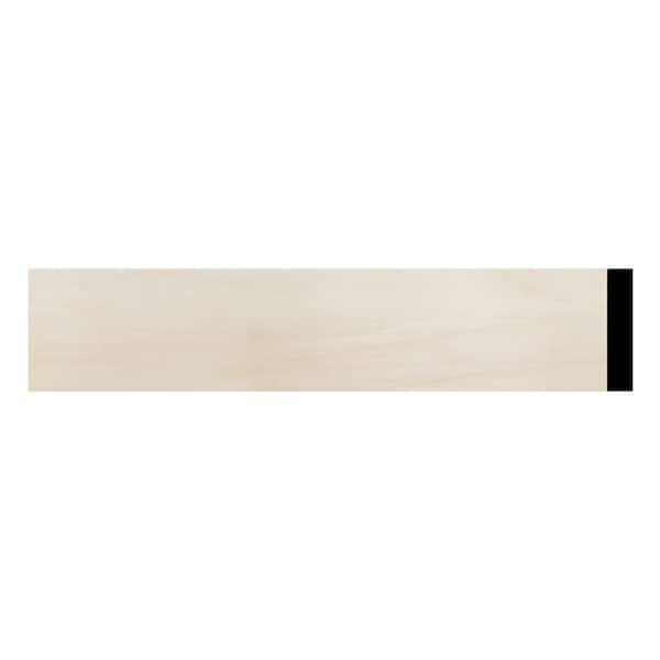 Ekena Millwork WM266 0.25 in. D x 1.5 in. W x 96 in. L Wood (Poplar) Lattice Moulding