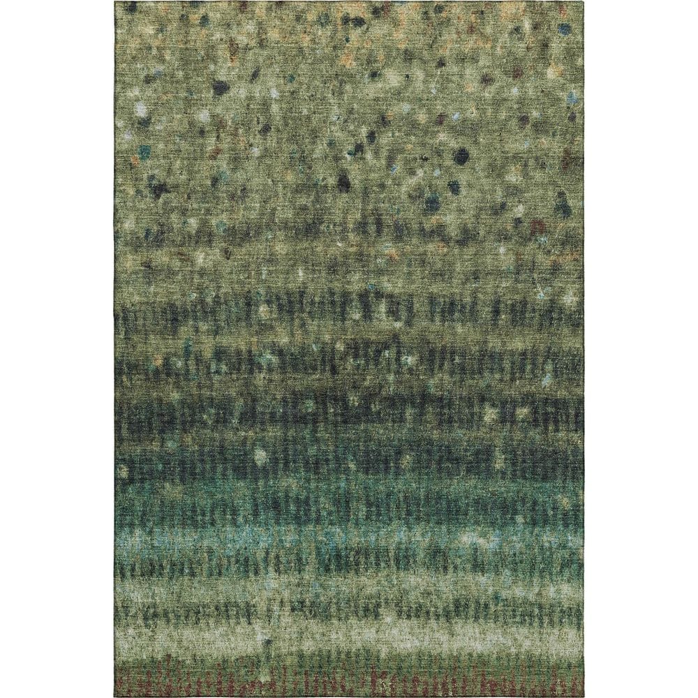 Mayfield Premium Machine Washable Abstract AMF2316 Fern 3 ft. x 5 ft. Area Rug price history on PriceWatchPro