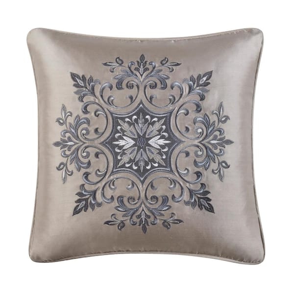 Unbranded Leonard Polyester 18 in. Square Decorative Throw Pillow 18 x 18 in.