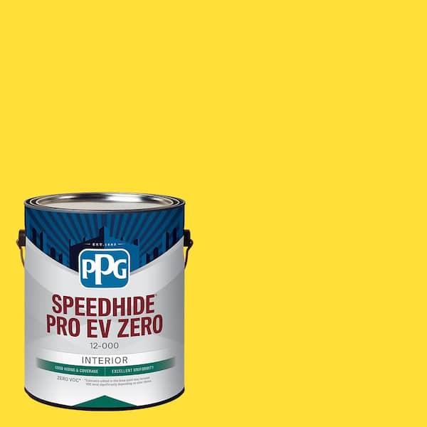 Speedhide Pro EV Zero 1 gal. PPG1212-6 Acorn Squash Eggshell Interior Paint