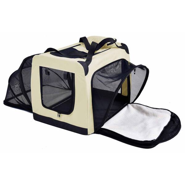 Buy Expandable Foldable Soft-Sided Cats and Dog Carrier