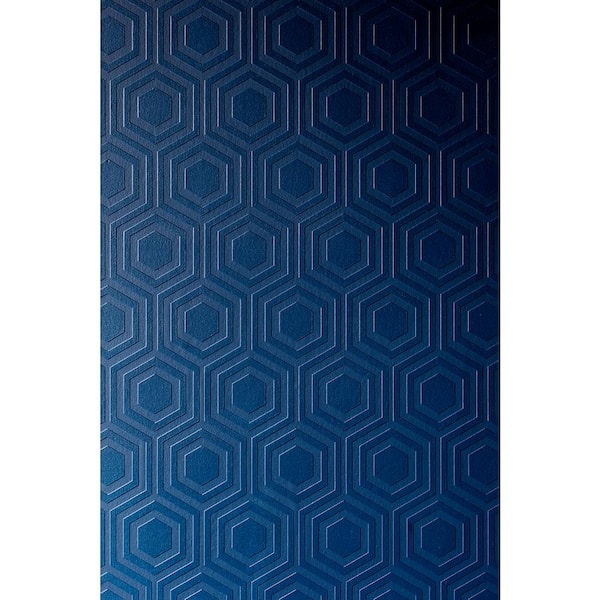 Brewster Hive Paintable Geometric White & Off-White Wallpaper Sample
