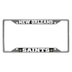 NFL - New Orleans Saints Chromed Stainless Steel License Plate Frame