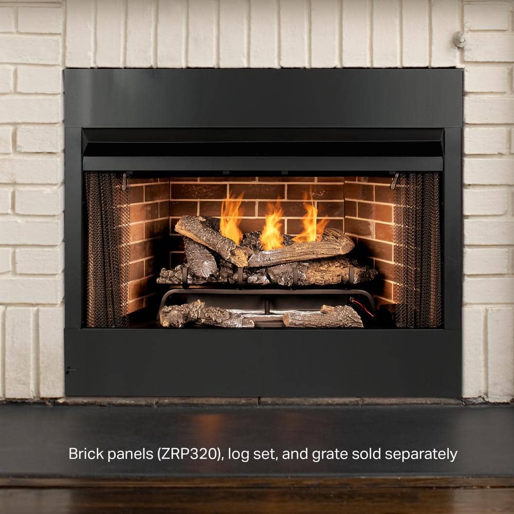 Pleasant Hearth 32" Black Radiant Vent-Free Firebox