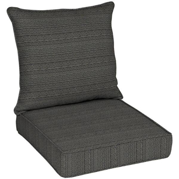 Hampton Bay Reversible Bentley Texture Quick Dry Seat Set-DISCONTINUED