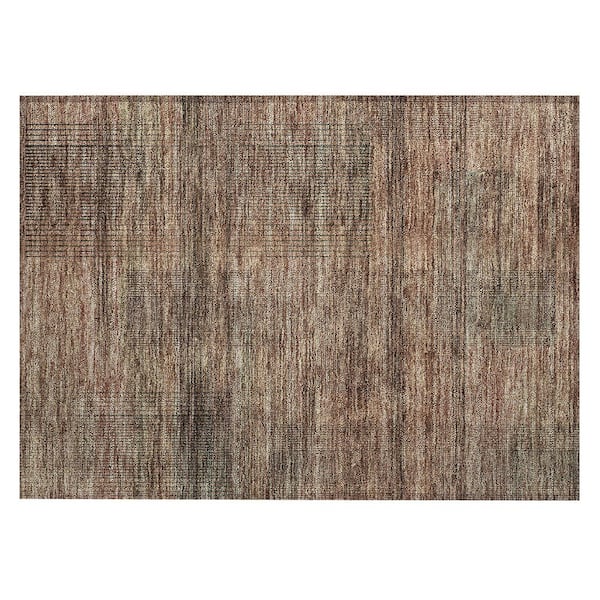 Chantille Machine Washable Indoor/Outdoor Abstract ACN820 Paprika 1 ft. 8 in. x 2 ft. 6 in. Area Rug