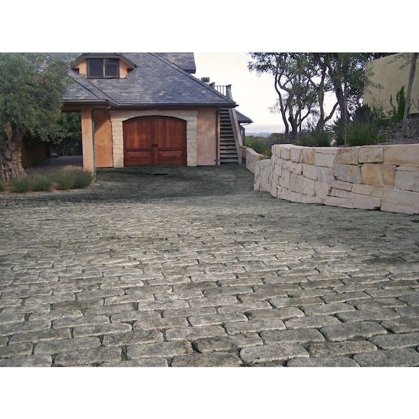 Belgium Paver Block 4 in. x 8 in. x 2.5 in. Gray Granite Cobblestone (216 Pieces/47.52 sq. ft./Pallet)