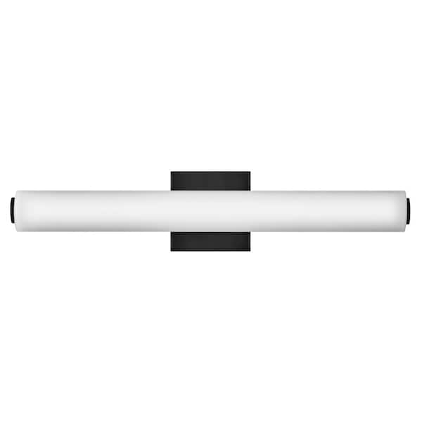 LARK Marti 35.00Watt Integrated Led Black Integrated Led Bath Light