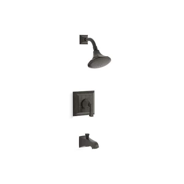 KOHLER Memoirs Stately 1-Handle Tub and Shower Faucet Trim Kit in Oil-Rubbed Bronze (Valve Not Included)