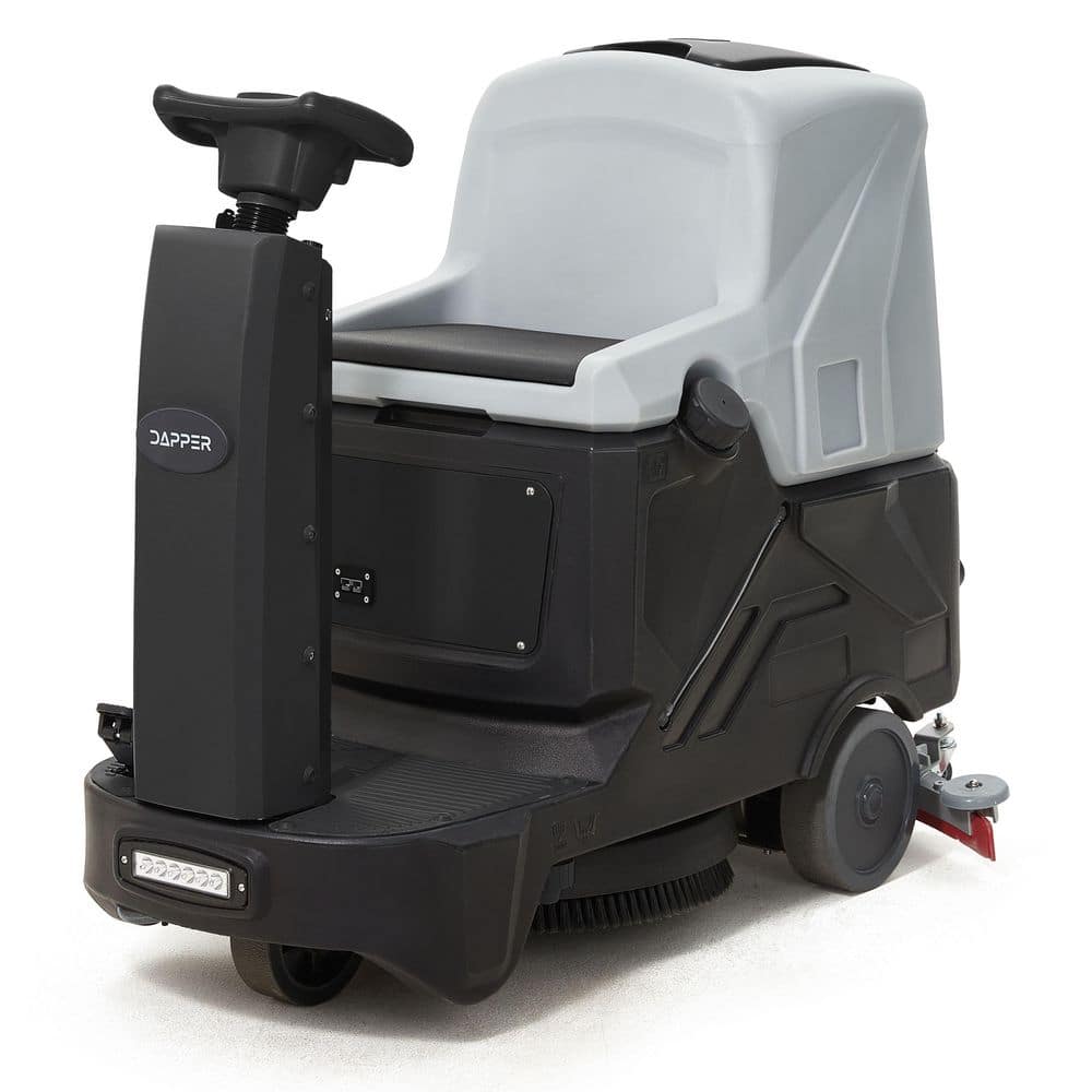 Commercial Cordless Ride-On Hard Floor Cleaner Machine in Gray with 22 in. Brush Width and 31.5 in. Squeegee price history on PriceWatchPro