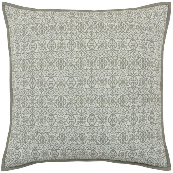 Evergreen Sage Polyester Euro Sham