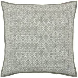 Evergreen Sage Polyester Euro Sham