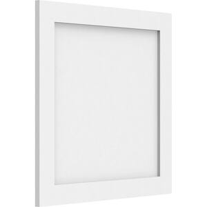 5/8 in. x 20 in. x 20 in. Cornell Flat Panel White PVC Decorative Wall Panel