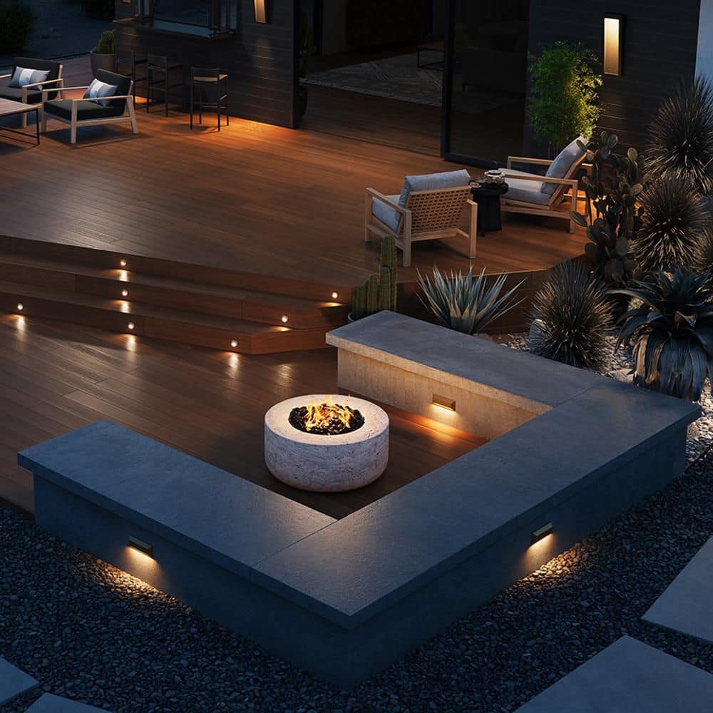 Nuvi Hardwired Bronze Low Voltage LED Stair Light price history on PriceWatchPro