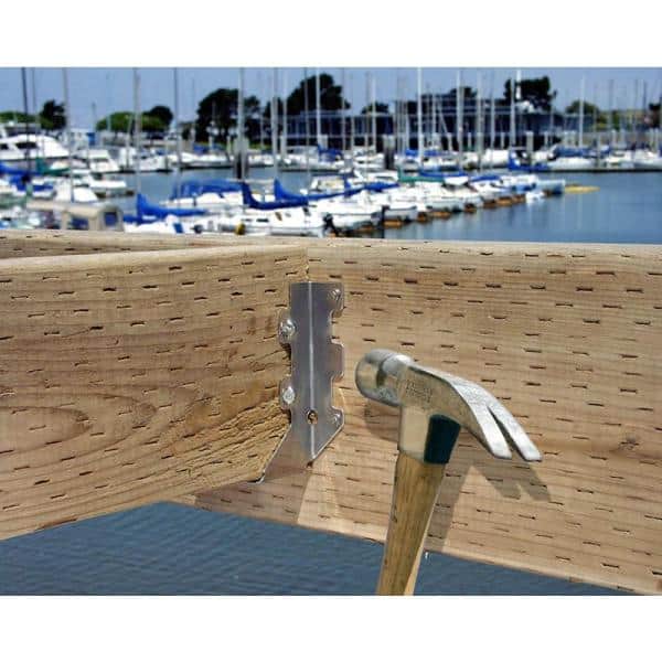 LUS Stainless-Steel Face-Mount Joist Hanger for 2x6 Nominal Lumber
