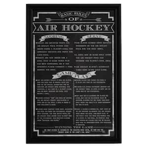 Air Hockey Game Rules Wall Art