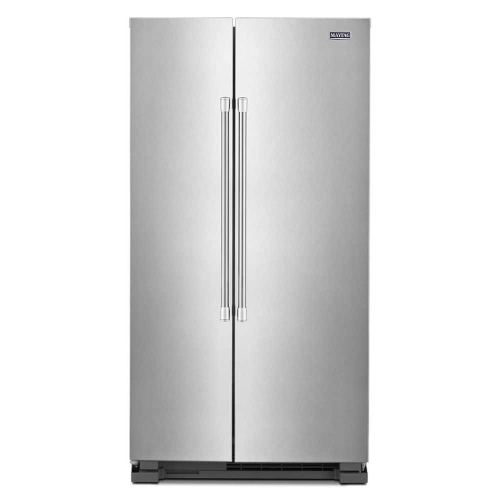 メーマン Maytag 36 in. 24.9 cu. ft. Side by Side Refrigerator in