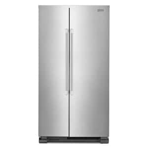 Maytag 36 in. 25 cu. ft. Side-by-Side Refrigerator in Fingerprint