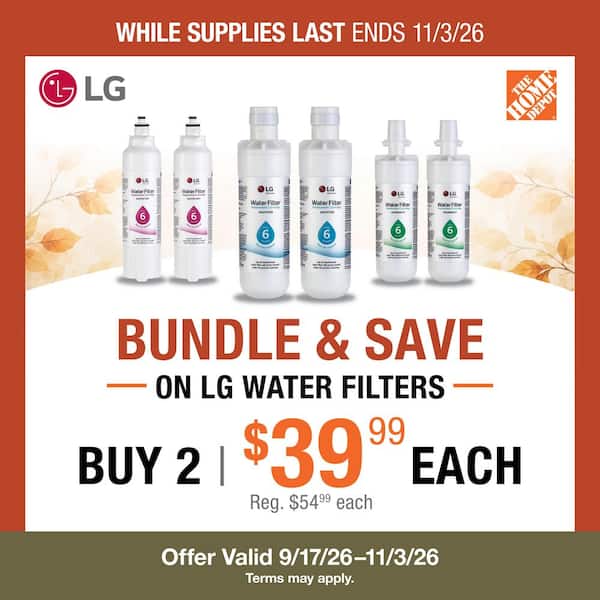 LT1000PC - Premium Refrigerator Water Filter for LG LT1000PC- 6 Month / 200 Gallon Capacity (NSF42, NSF53, and NSF401*)