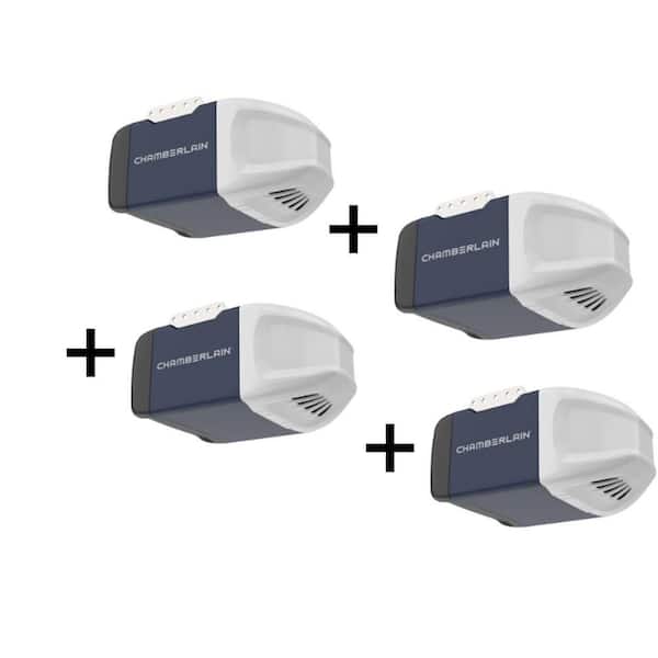 1/2 HP Heavy-Duty Chain Drive Garage Door Opener (4-Pack)