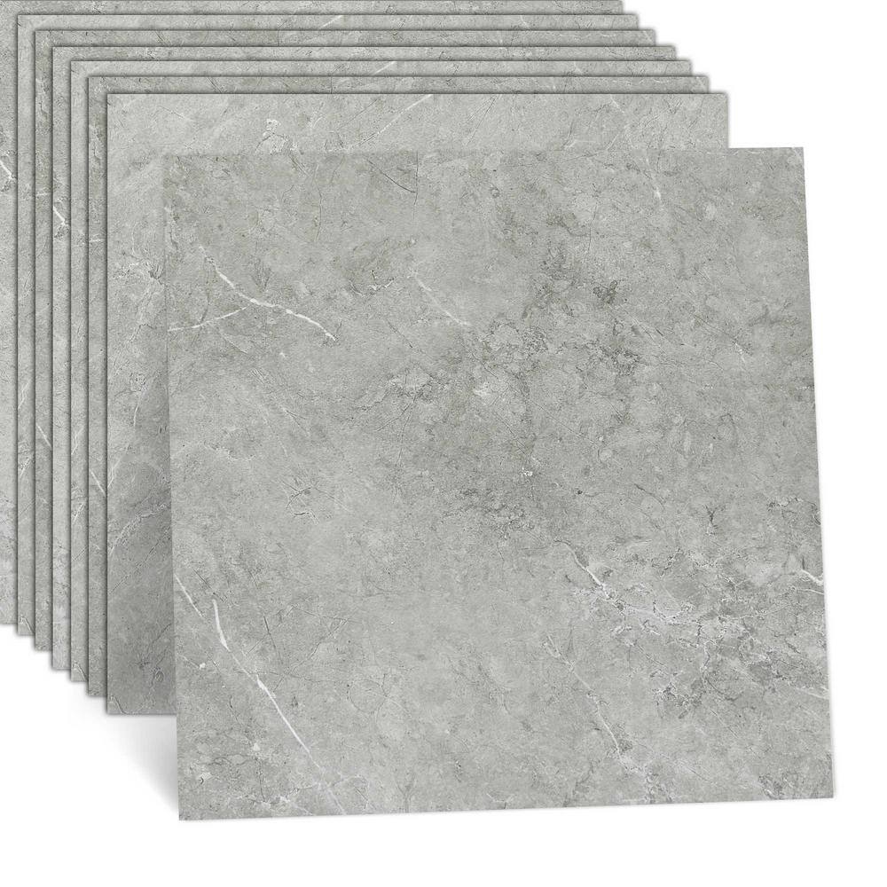 Reviews for 24 Tiles 4 MIL x 18 in. x 18 in. Peel and Stick Water