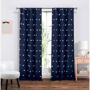 Marlie Woven Jacquard Insulated Blackout Casual and Contemporary Curtain Pair 