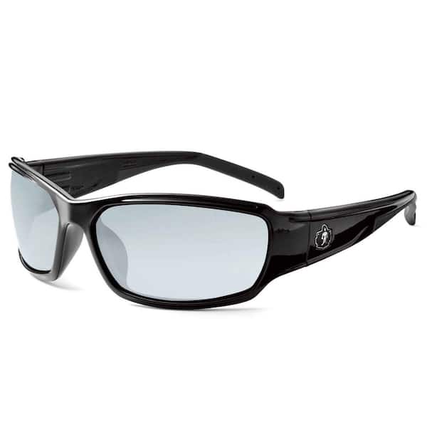 Ergodyne Skullerz Thor Black Anti-Fog Safety Glasses, In/Outdoor Lens - ANSI Certified