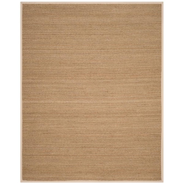 SAFAVIEH Natural Fiber Beige/Ivory 8 ft. x 10 ft. Border Area Rug
