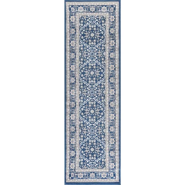 Tayse Rugs Madison Navy 2 ft. x 10 ft 