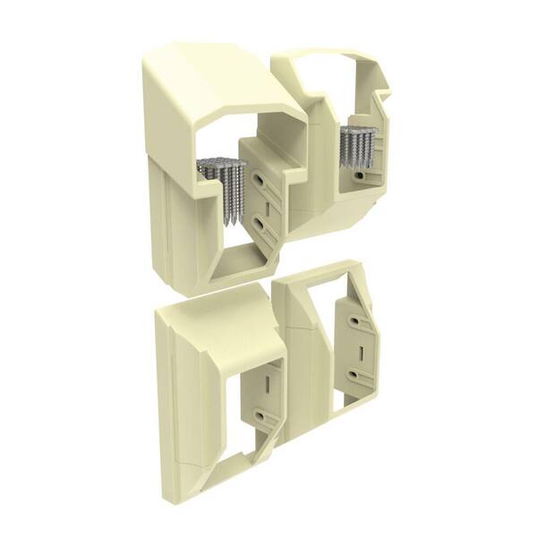 T-Top Stair Bracket Set (2-Top and 2-Bottom Brackets) in Dune