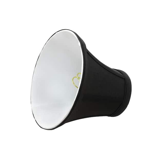 ライト・ランタン Lamp Shade Black Label style Aspen Creative Corporation 6 in. x 5 in. Black Bell Lamp