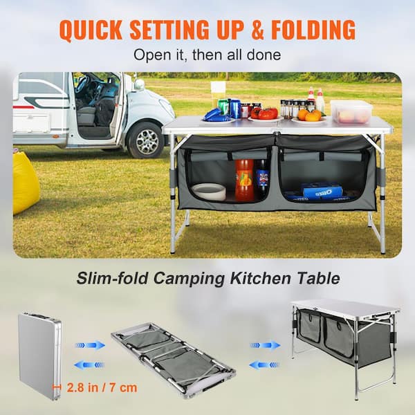 テーブル・チェア・ハンモック chillingcampeeps cc standard table Amazon.com: KPR Small Folding Table and Stool Set