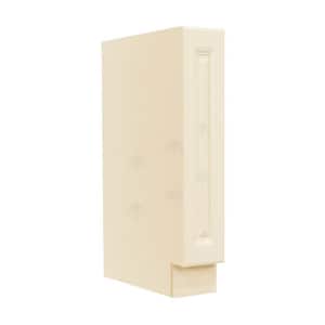 Oxford Assembled 6 in. x 34.5 in. x 24 in. Base Spice Drawer Cabinet with Raised-Panel Door Style in Creamy White
