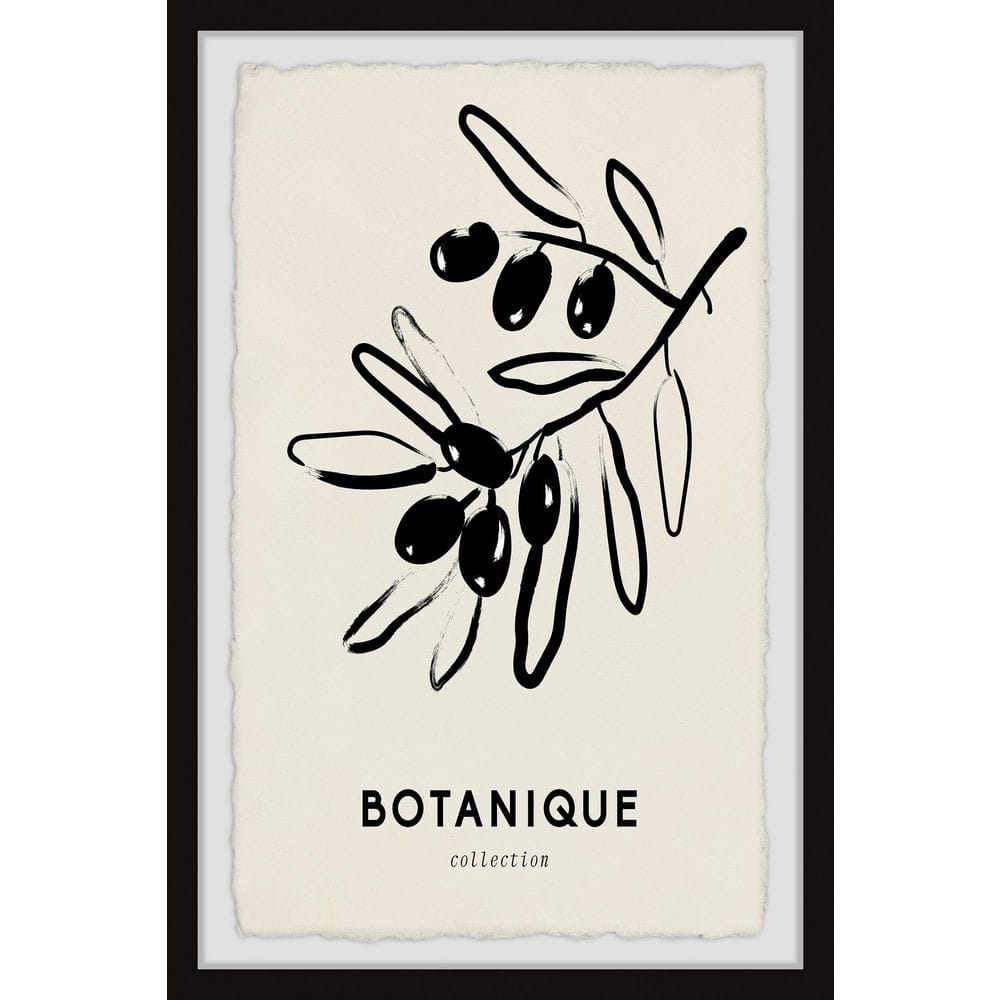 The Botanique Collection by Marmont Hill Framed Nature Art Print 24 in. x 1