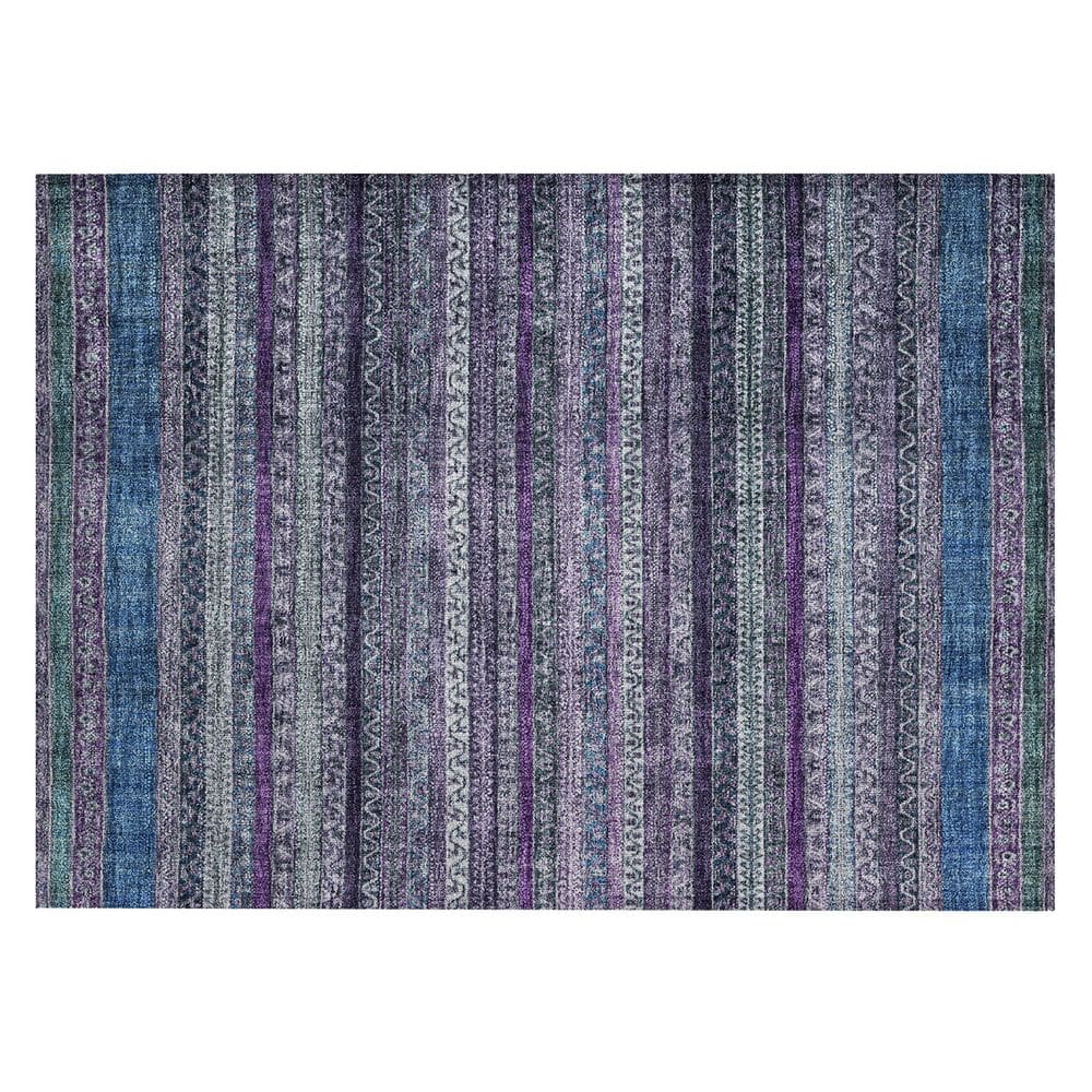 Chantille Machine Washable Indoor/Outdoor Abstract ACN2741 Purple 3 ft. x 4 ft. Area Rug price history on PriceWatchPro