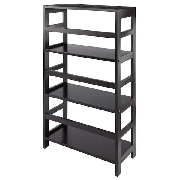 WINSOME WOOD Leo 3-Tier Wide Espresso Storage shelf 92425 - The