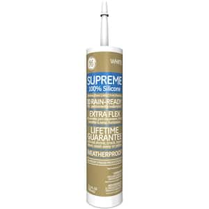 Supreme Silicone 10.1 oz. Clear Window and Door Caulk (12-Pack)