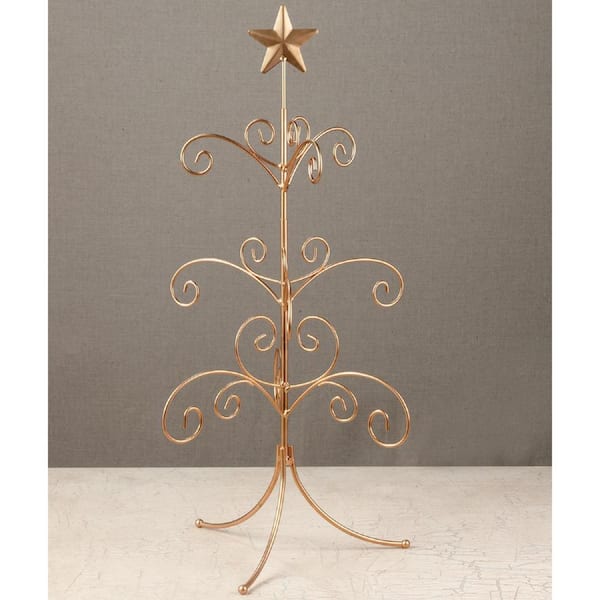 33 Gold Metal 12-Arm Cocktail Tree Stand