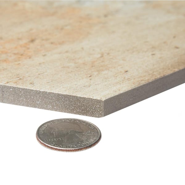 Merola Tile Terre Hex Rosso 9-7/8 in. x 11-3/8 in. Porcelain Merola Tile Terre Hex Rosso 9-7/8 in. x 11-3/8 in. Porcelain