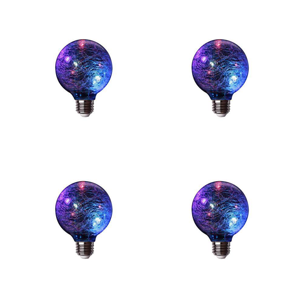 Feit Electric 11Watt Equivalent G25 LED Fairy Light Crackle Glass