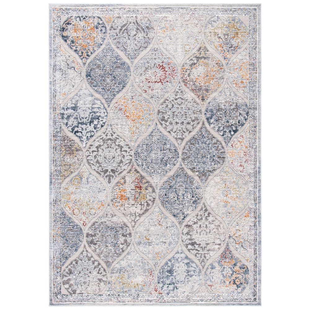 History 5 ft. x 8 ft. Gray/Gold Geometric Distressed Area Rug price history on PriceWatchPro