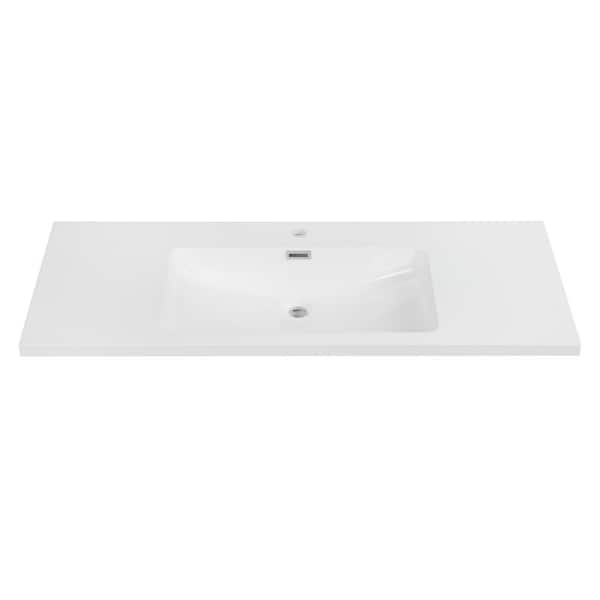 Streamline 47.2 in. Solid Surface Resin K-1203-SIN-48 Vanity Top
