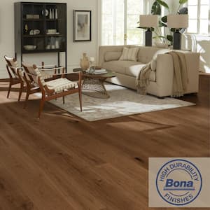 Take Home Sample - European White Oak Pueblo Smooth Engineered Hardwood Flooring - 5 in. x 7 in.