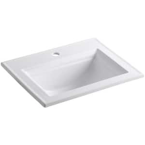 Memoirs Stately 22-3/4 in. Drop-In Vitreous China Bathroom Sink in White