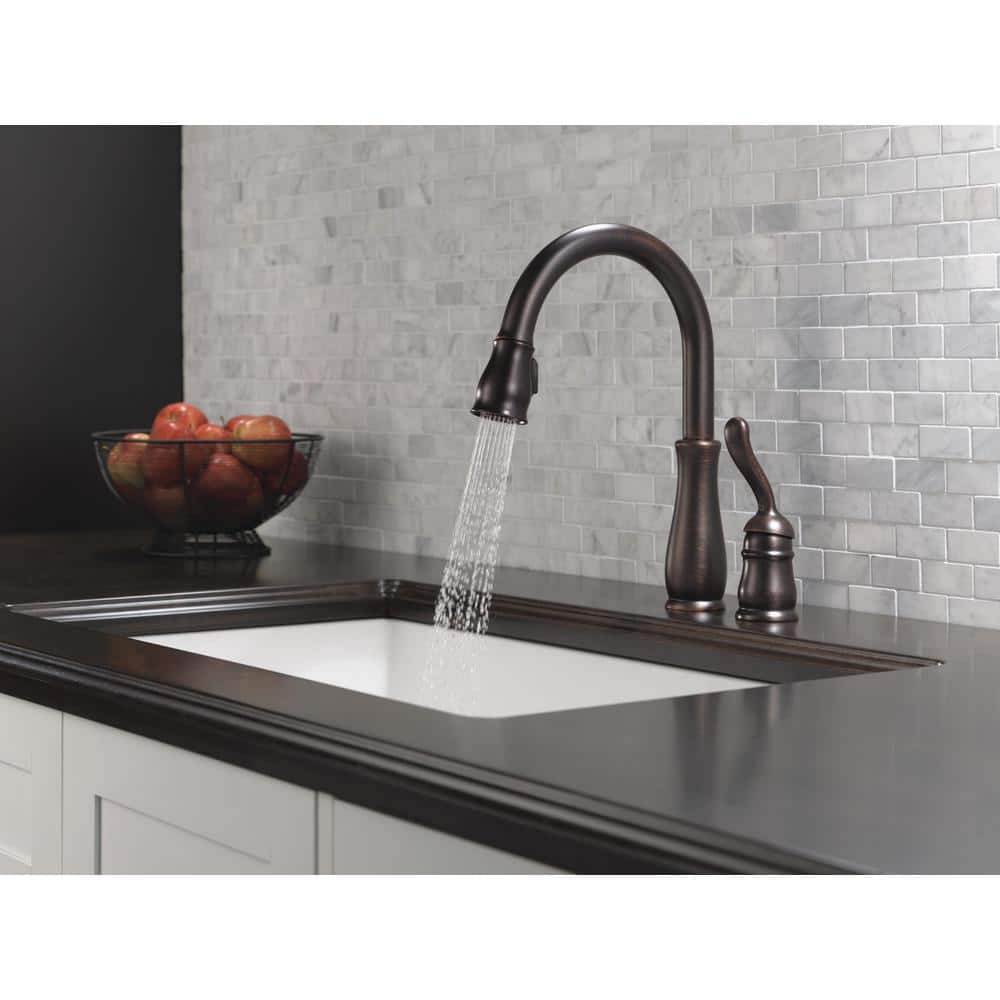 Venetian Bronze Pull-Down Kitchen Faucet with Spray