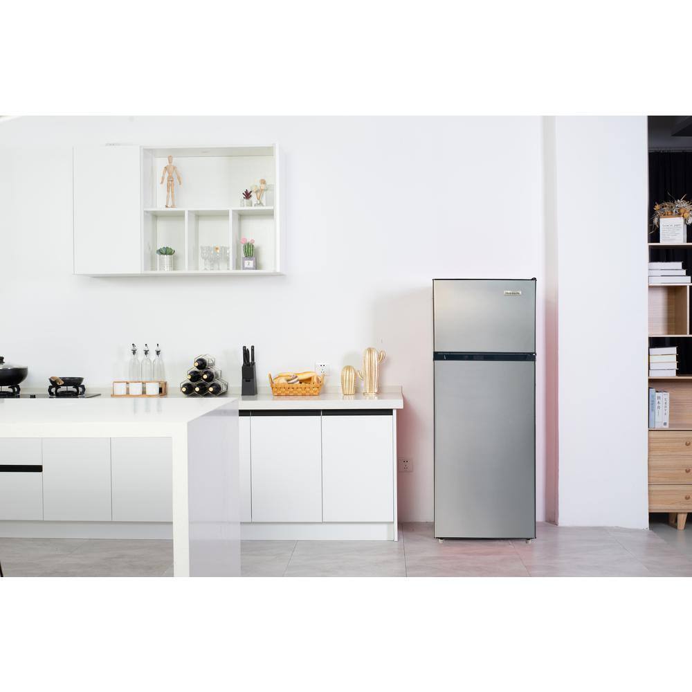 Frigidaire 7.5 Cu. Ft. Stainless Steel Top-Freezer Refrigerator