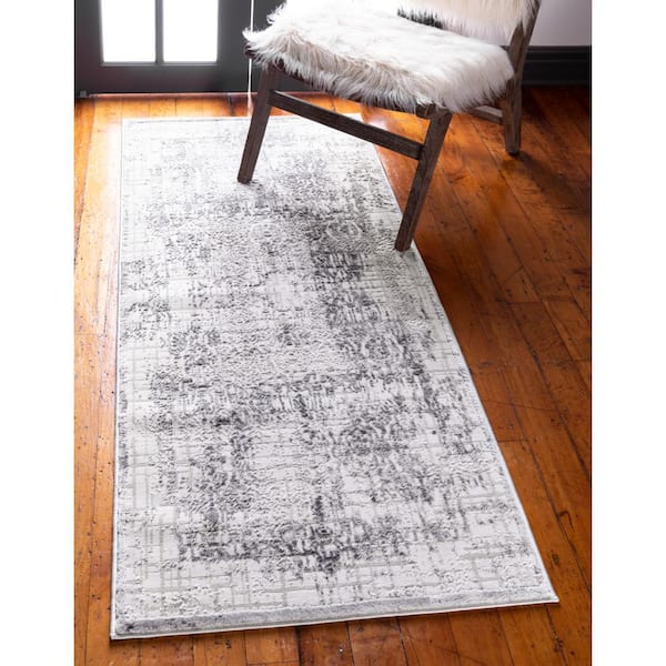 Aberdeen Stanhope Gray 2 ft. 7 in. x 6 ft. Runner Rug